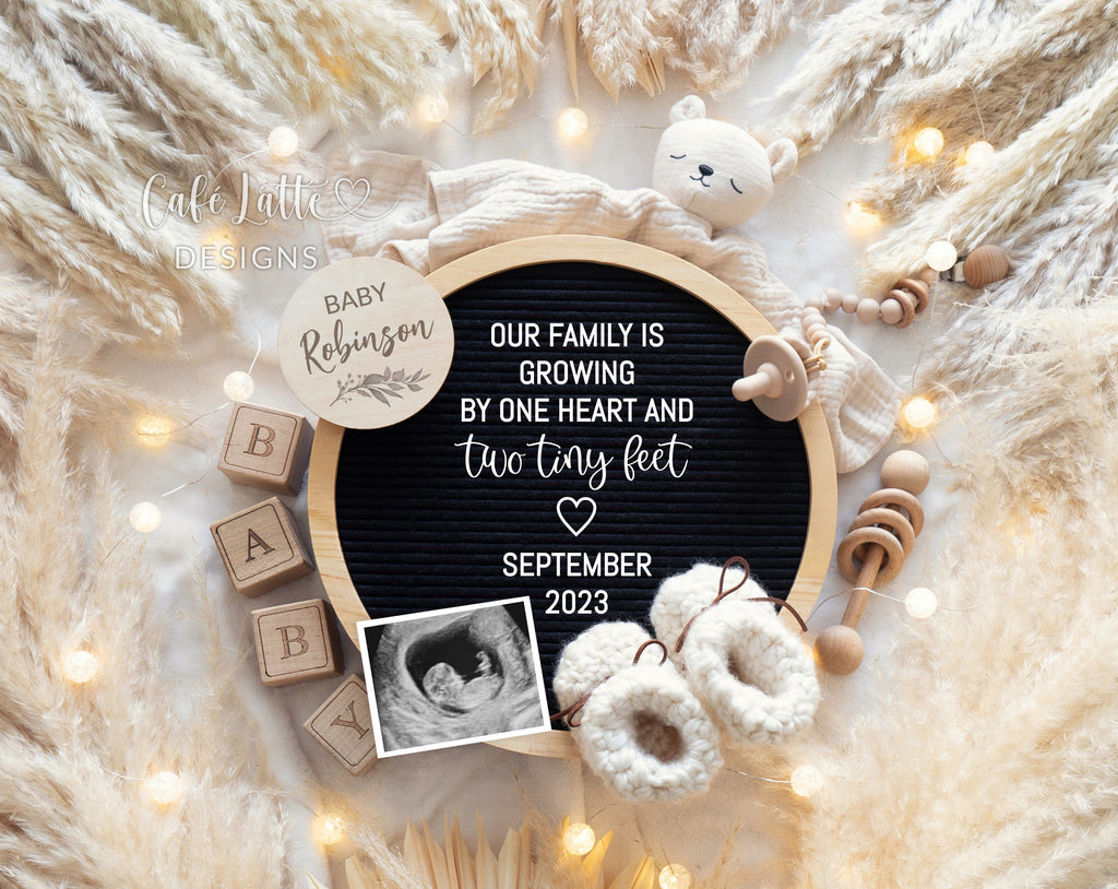 Digital Pregnancy Announcement / Social Media / Gender Neutral / Digital Pregnancy  Announcement / Pregnancy Reveal / Letter Board Baby / -  Canada