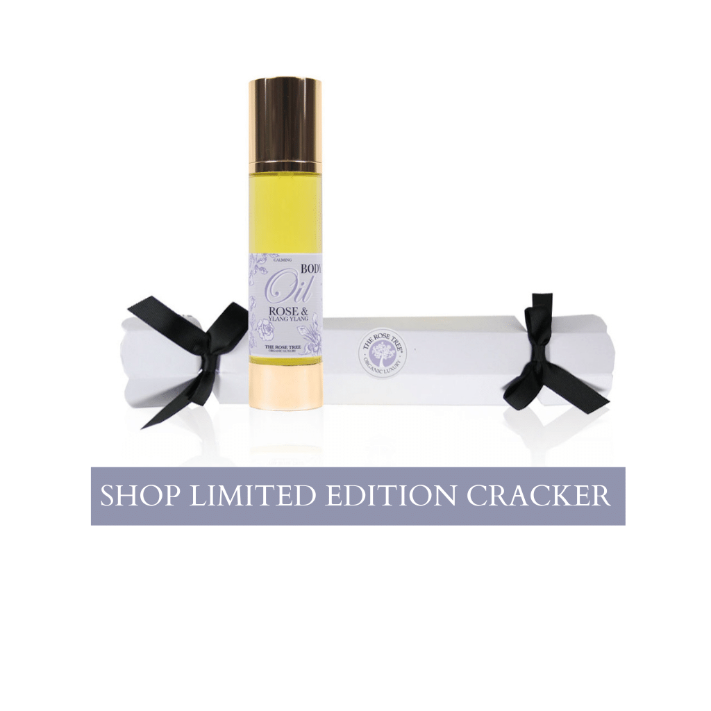 The Rose Tree Limited Edition Calming Body Oil Christmas Cracker