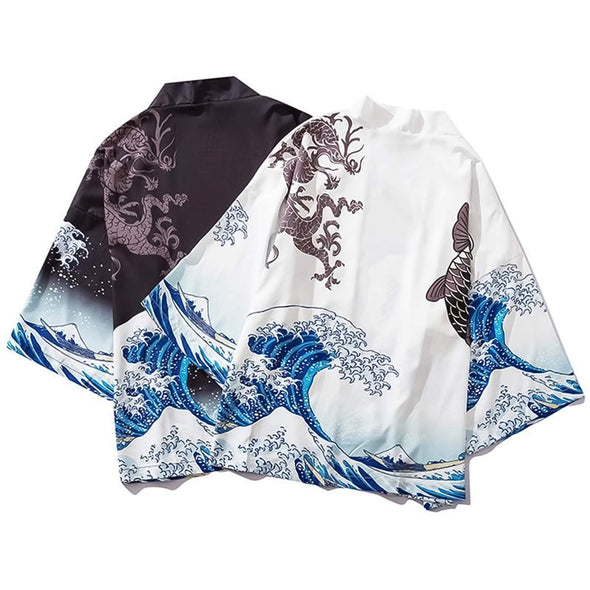 GREAT WAVE OFF KANAGAWA HAORI – ICHIBAN STREETWEAR