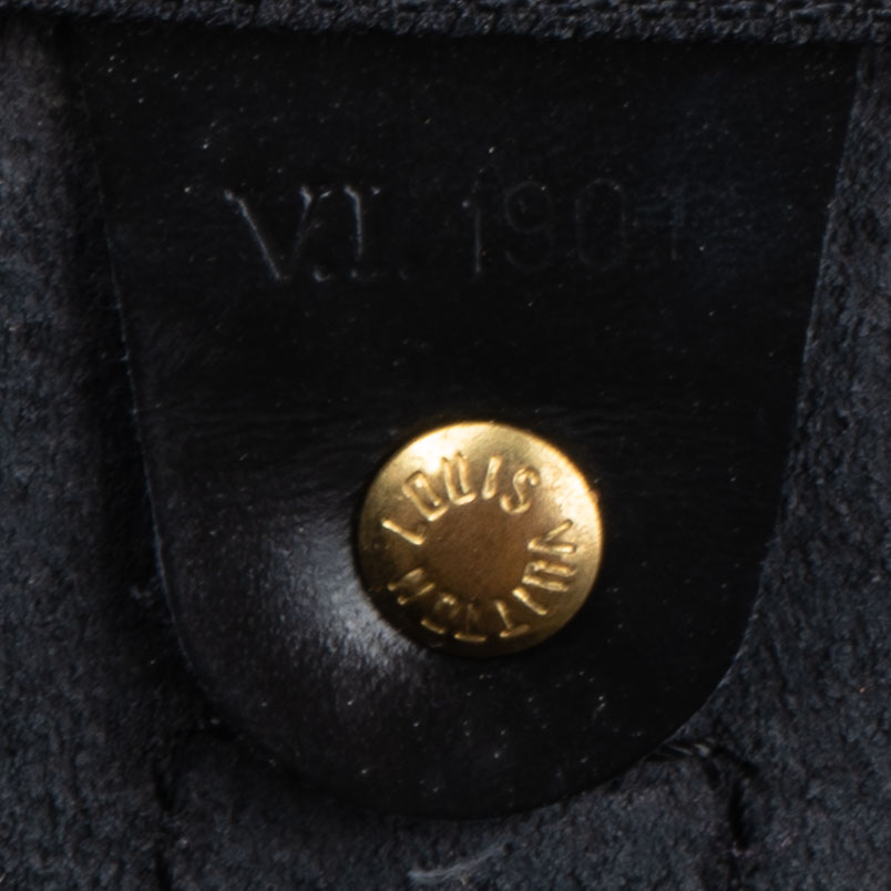 Louis Vuitton Epi Leather Keepall Noir 50