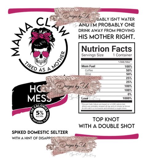 Download Mama Hot Mess Mamma Mom Designs By Us Llc