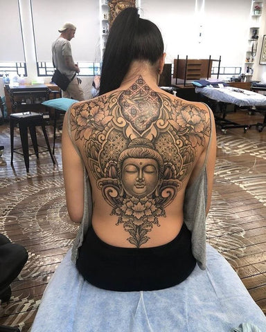 La serenità dei nostri meravigliosi tatuaggi temporanei di Buddha