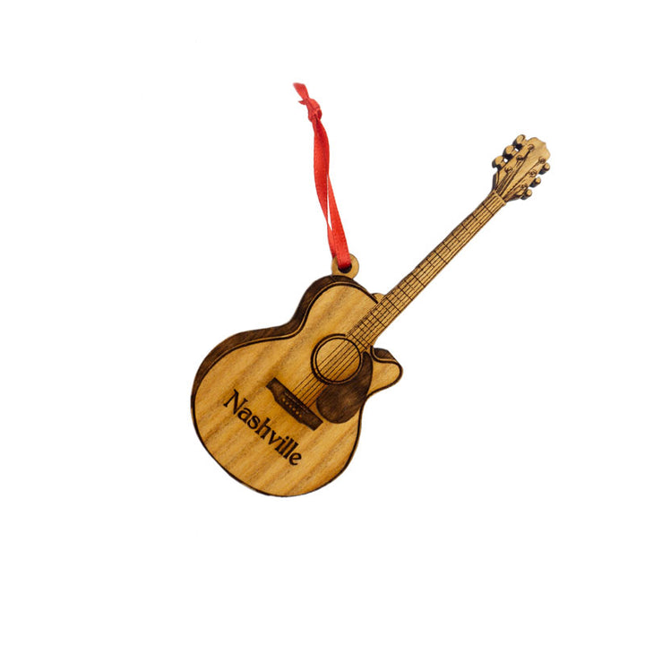 NASHVILLE BANJO WOOD ORNAMENT – The Museum Store