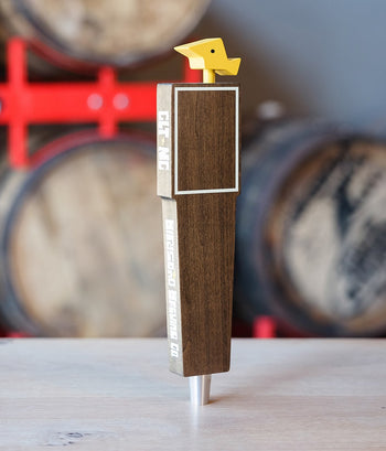 Birdsong Brewing custom wood tap handle