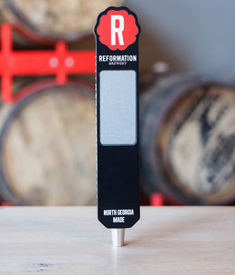Reformation Brewery custom acrylic tap handle