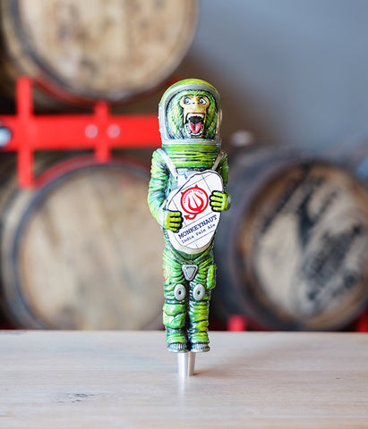 Straight To Ale Monkeynaut Beer Tap Handle Resin Hand Painted Made in America