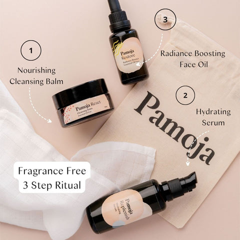 skin barrier repair pamoja skincare fragrance free 3 step skincare routine