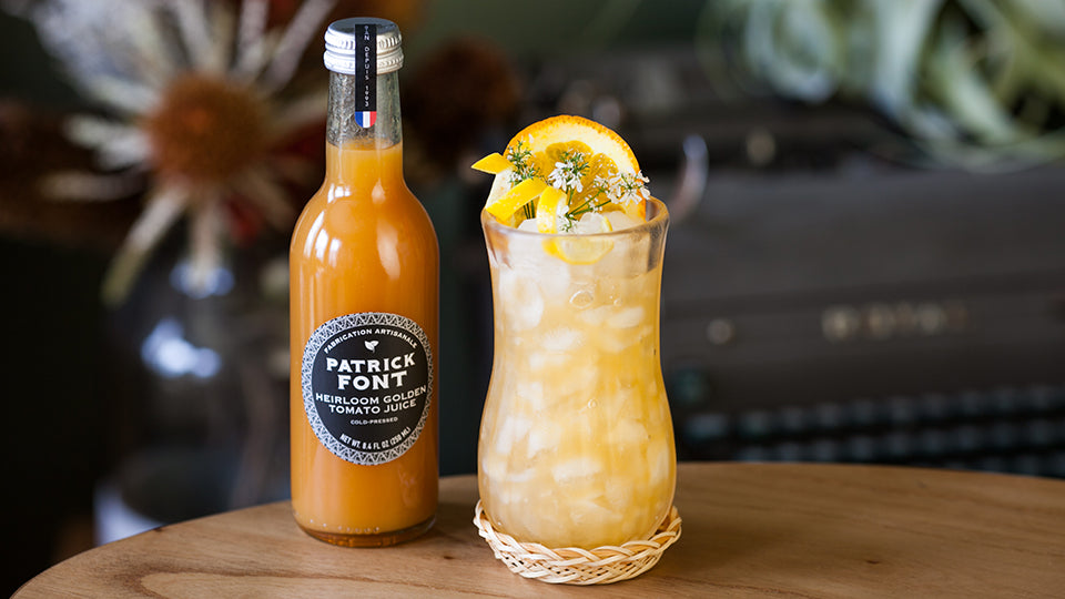 Heirloom Golden Tomato Juice Cocktail