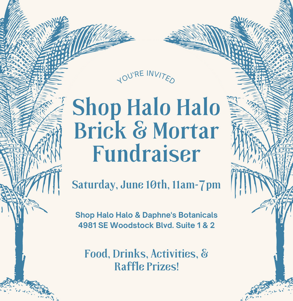 Shop Halo Halo Fundraiser, a bakery and Portland plant shop collaberation