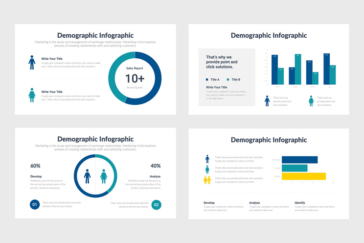 free demographic infographic template powerpoint