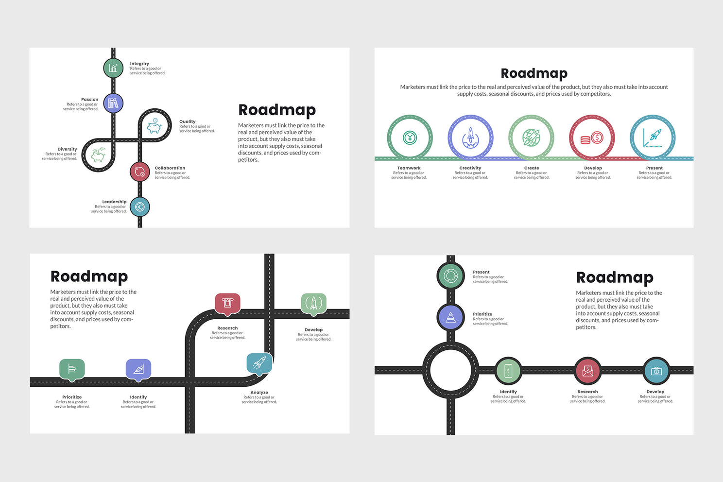 free roadmap infographic