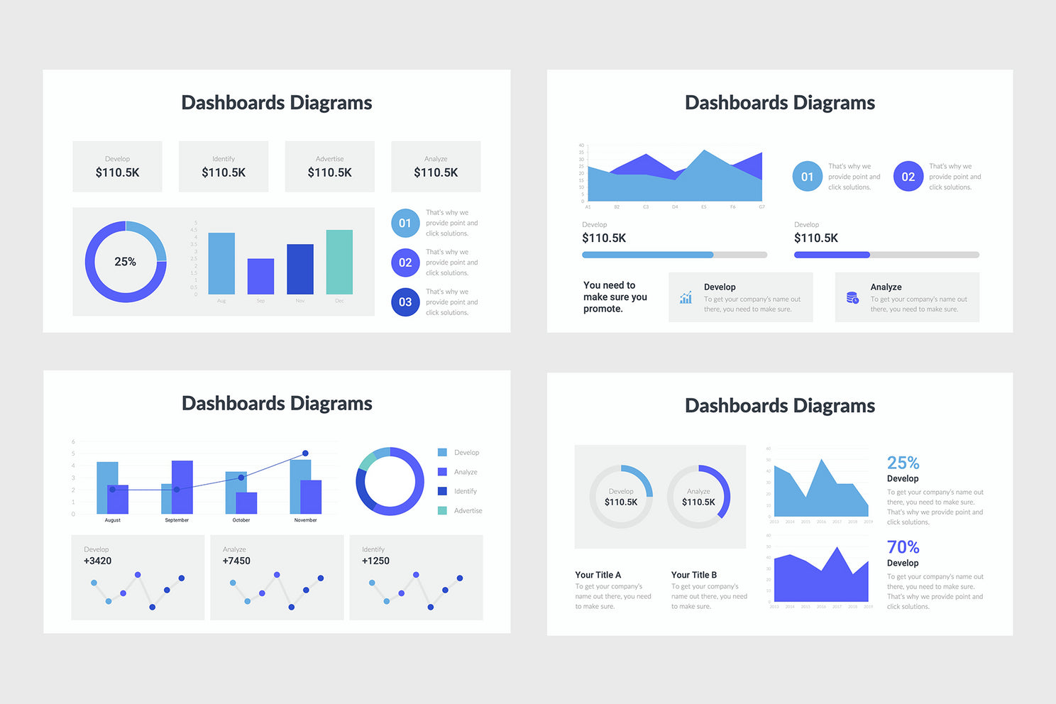 Dashboard Infographics Templates