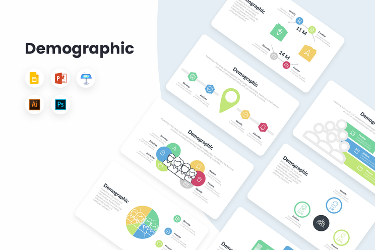 free demographic infographic template powerpoint