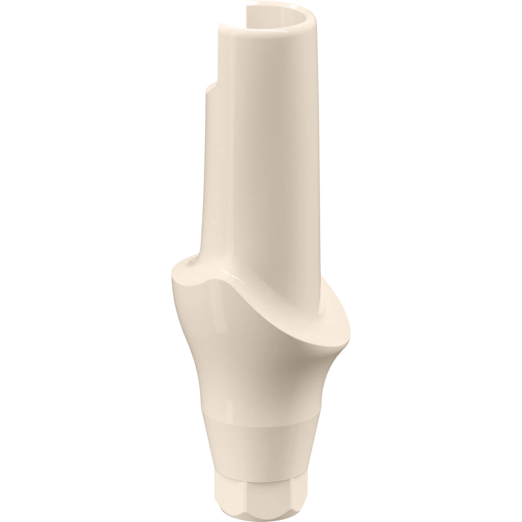 GENESIS ACTIVE™ Straight Aesthetic PEEK Temporary Abutment, Concave, Ø 4.5, H 3.0 mm