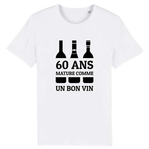 T Shirt 60 Ans Humour A Choisir Pour Un Look Tendance Ou A Offrir Tshirt Family Com