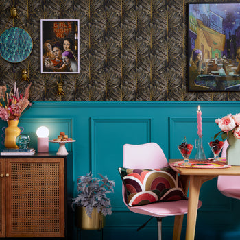 Lady Leopard Wallpaper in Emerald – Lust Home