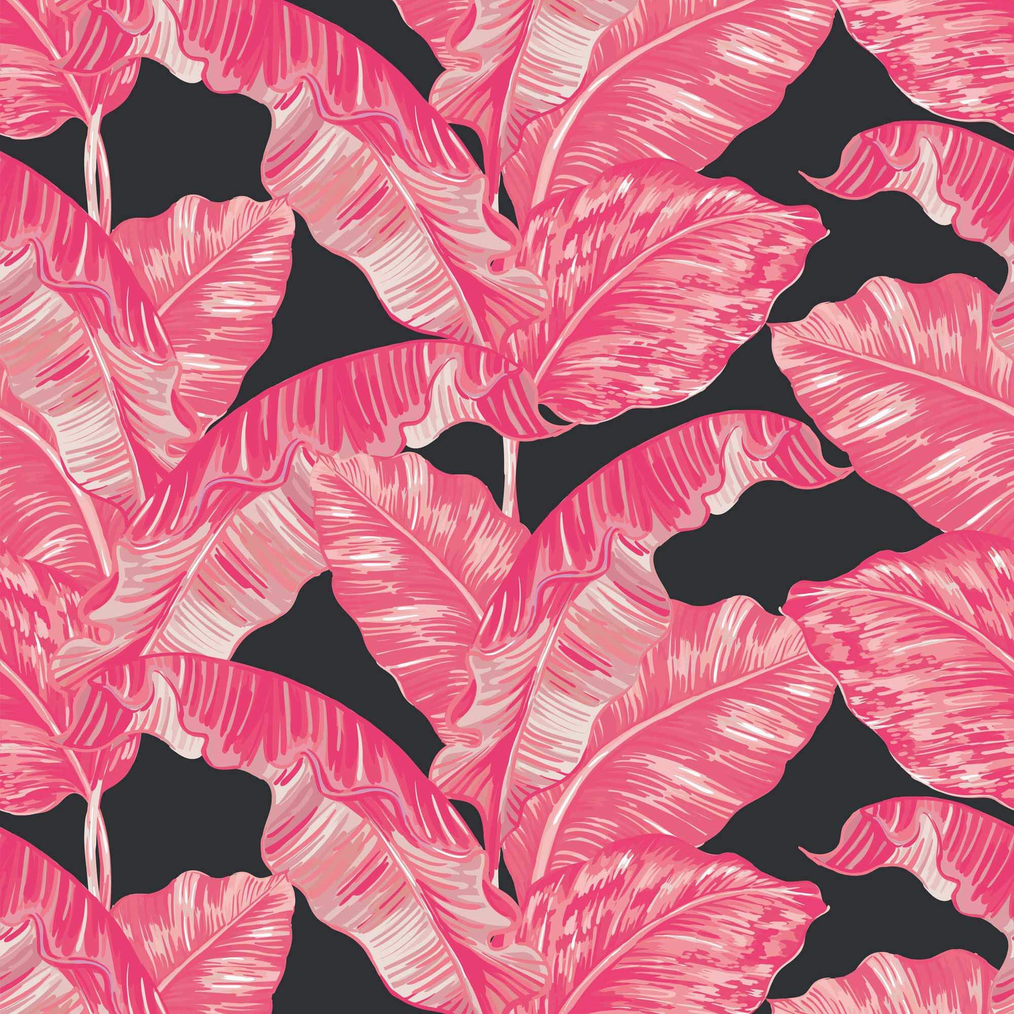 hot pink pattern wallpaper