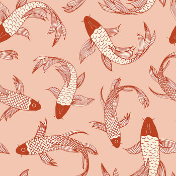 Animal Instinct Wallpaper in Ochre and Pink – Lust Home