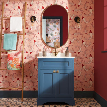 Animal Instinct Wallpaper in Ochre and Pink – Lust Home