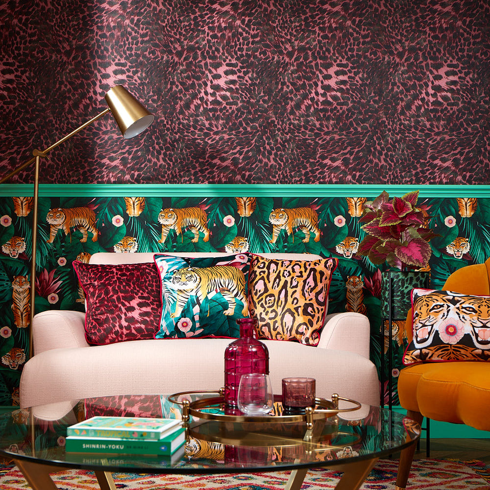 Jungle Is Massive Wallpaper in Jungle Green | Lust Home