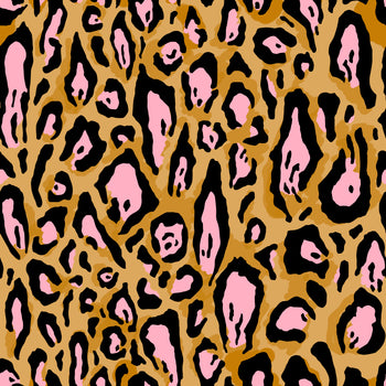 Light Leopard Wallpaper in Pink – Lo Home