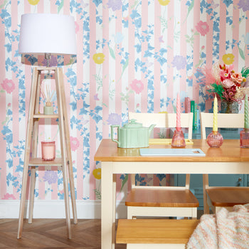 Animal Instinct Wallpaper in Ochre and Pink – Lust Home