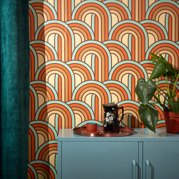 Animal Instinct Wallpaper in Ochre and Pink – Lust Home