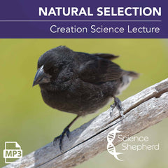 Science Shepherd Homeschool Curriculum Natural Selection lecture cover of finch