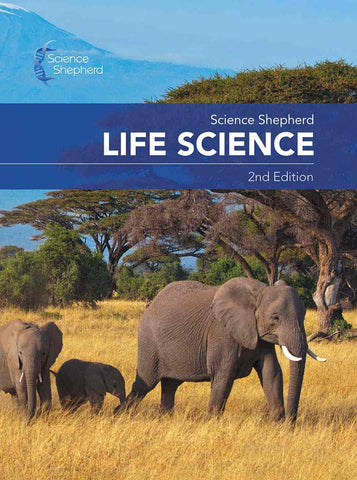 Life Science homeschool curriculum cover image of 3 elephants and Mt. Kilimanjaro