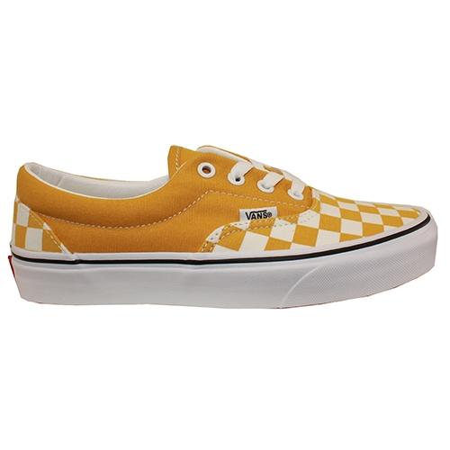 yellow vans classic skate shoes