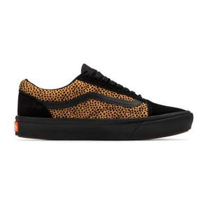 black and cheetah vans