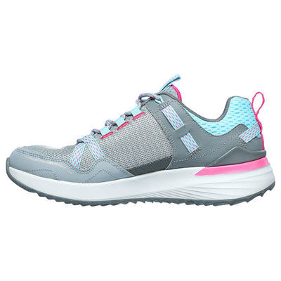 skechers grey ladies trainers