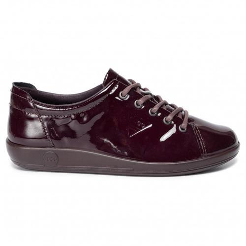 ecco burgundy shoes