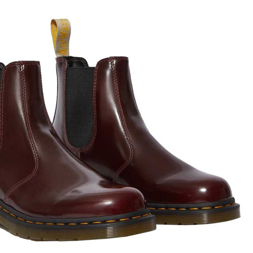cherry red chelsea boots