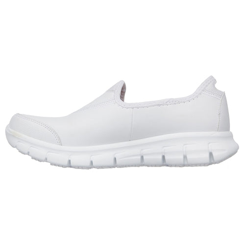 Skechers Safety Shoes - 76536EC - White - Greenes Shoes