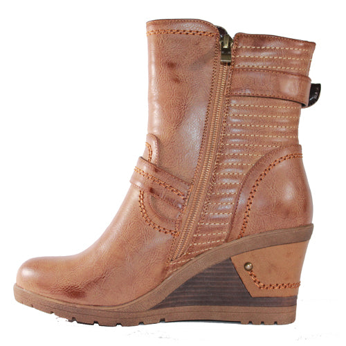 redz wedge boots