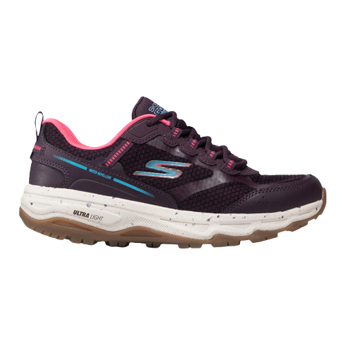 Skechers Go Trail Trainers - - Plum - Greenes Shoes