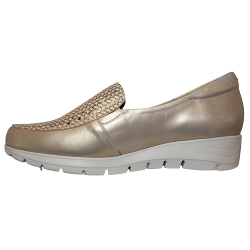 Pitillos Wedge Shoes - 2600 - Gold - Greenes Shoes