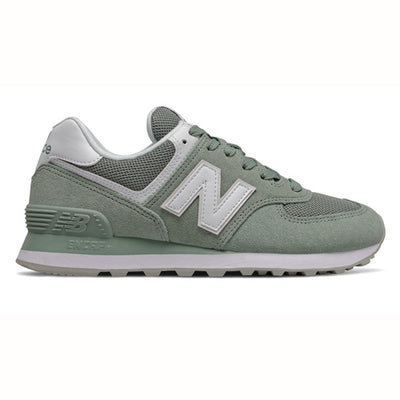 ladies green new balance trainers