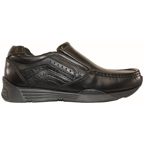 Wrangler Casual Slip On Shoes - Lavey 2 - Black - Greenes Shoes