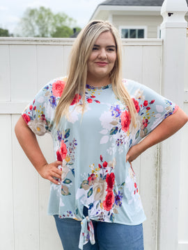 Floral Curvy Top