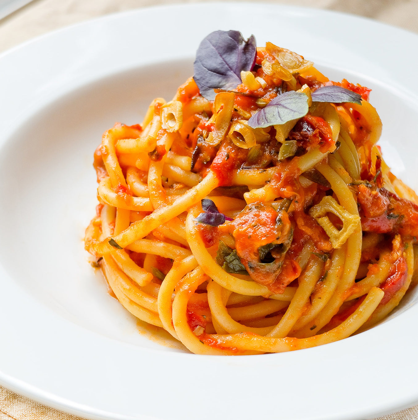 Spaghetti con sugo di coniglio 