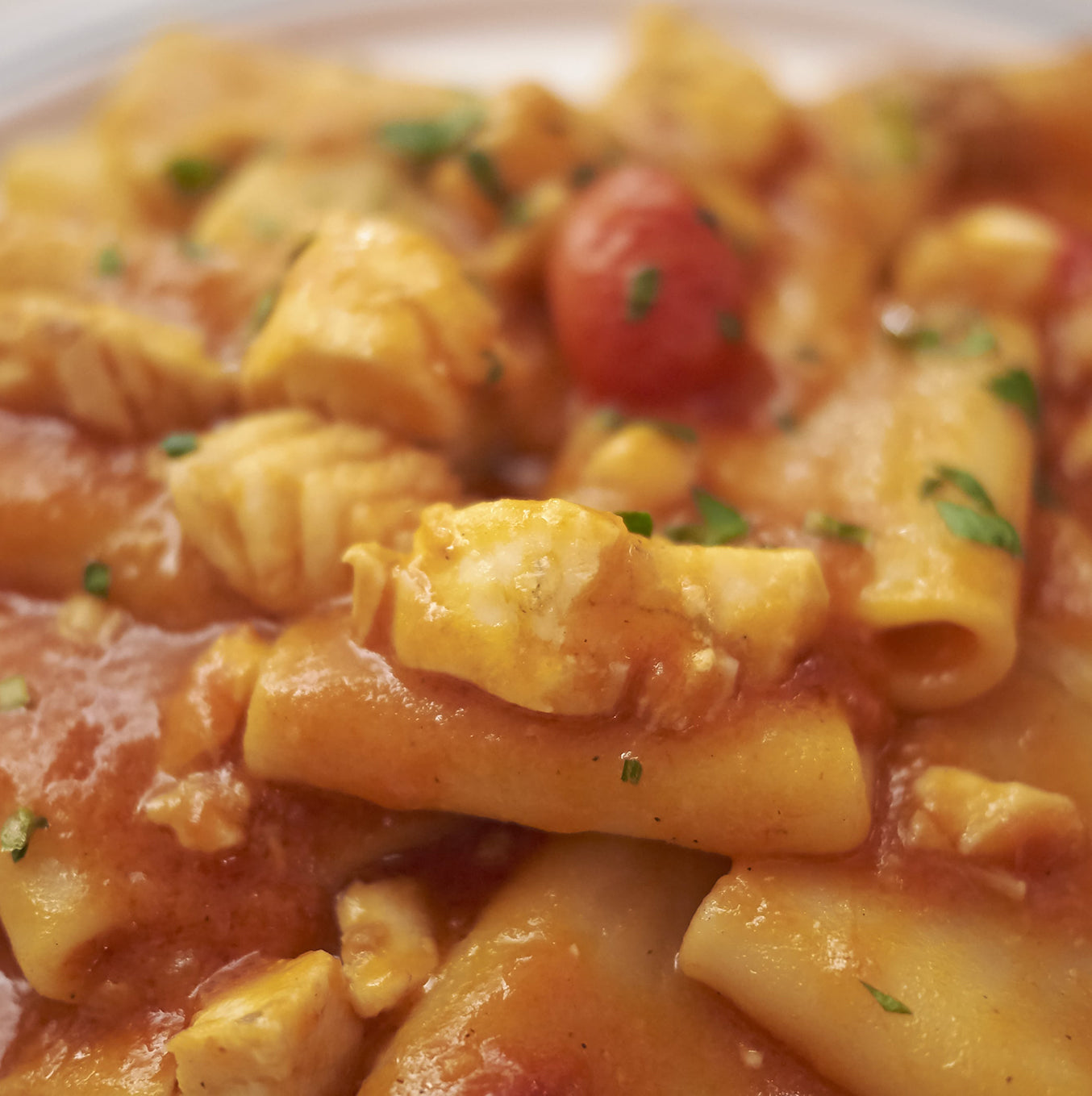  Paccheri al baccalà 