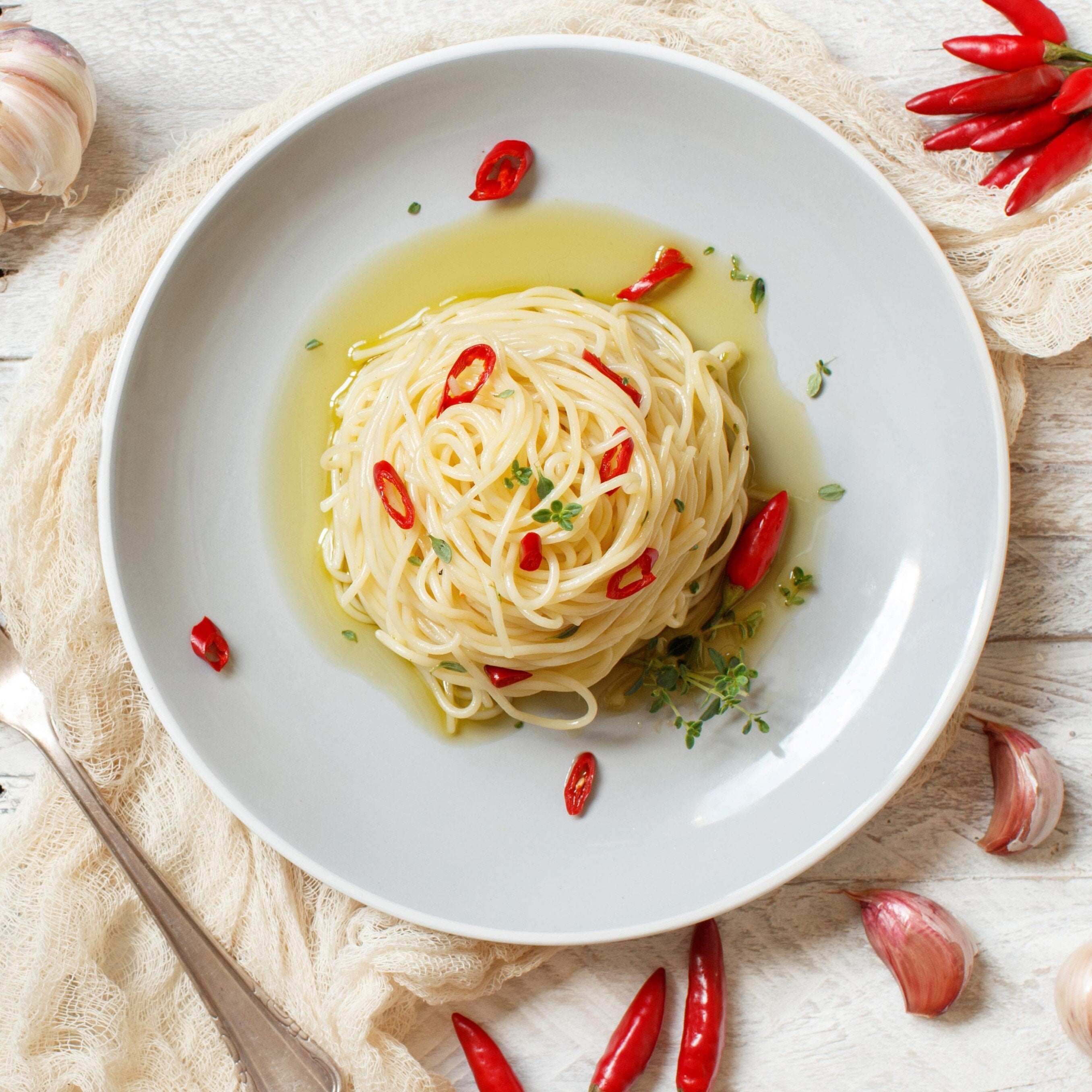 Spaghetti con colatura di alici