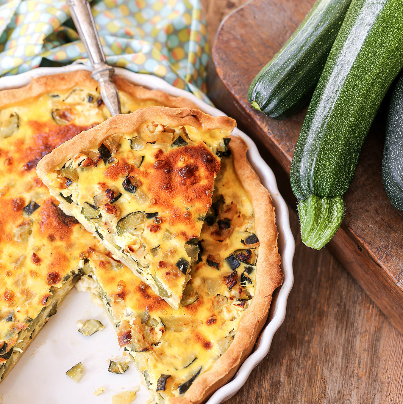 Torta salata alle zucchine