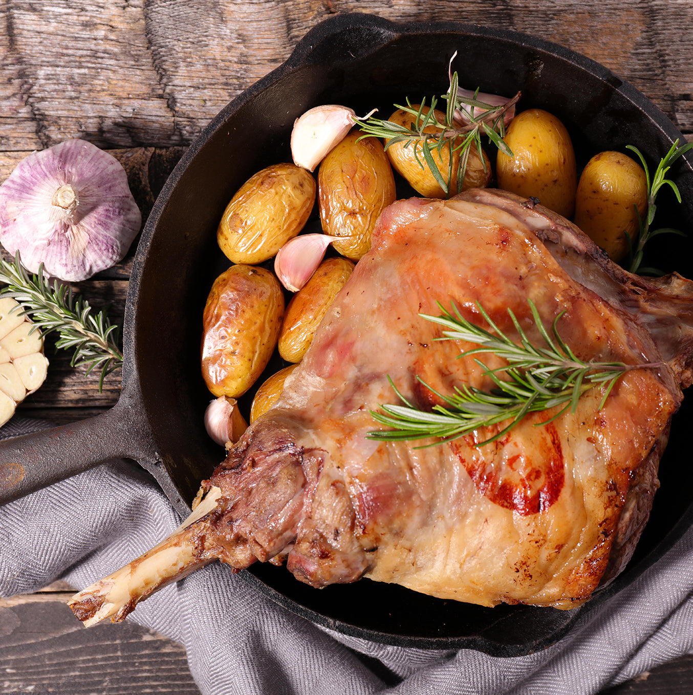  Agnello al forno con patate