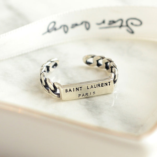 saint laurent ring s925