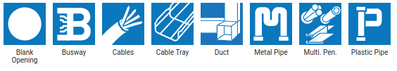 SSB Intumescent Firestop Pillows Applications