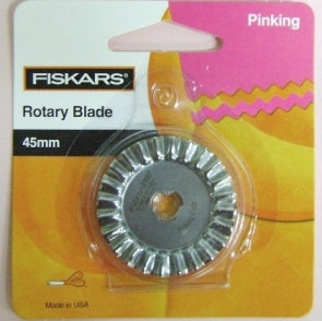 FISKARS ROTARY CUTTER 45MM PINKING BLADE 9532 - Cutex Sewing Supplies