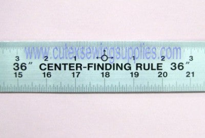 Fairgate 12 Center Finding Ruler, 1-3/4 Wide, 23-112 Made In USA